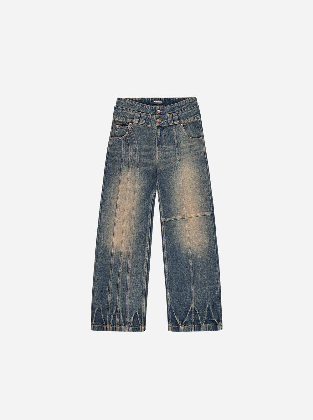 CONSTRUCTION DENIM YELLOW BLUE - Moonlight Mansion