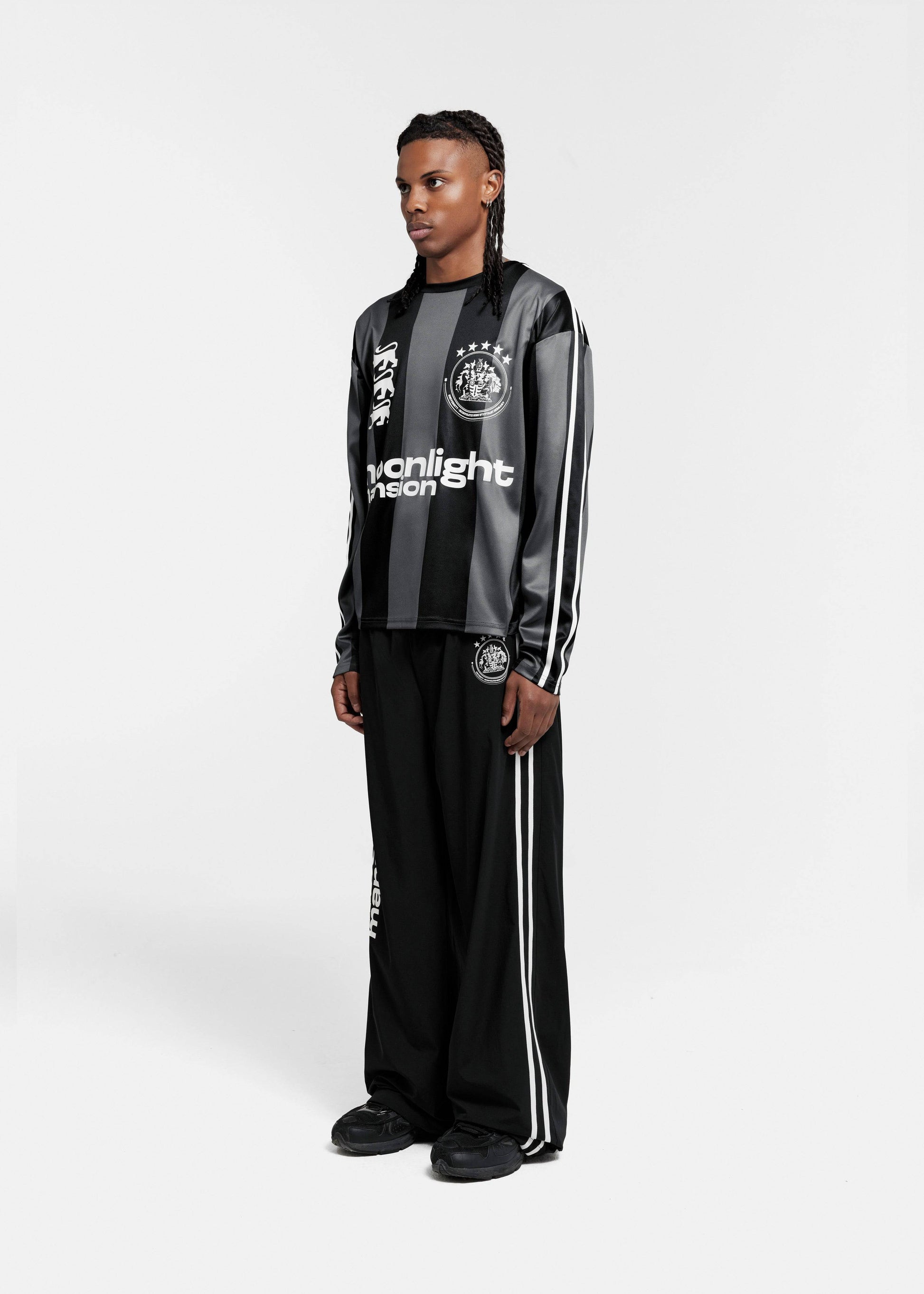 "TRIKOT" LONGSLEEVE - GREY - Moonlight Mansion