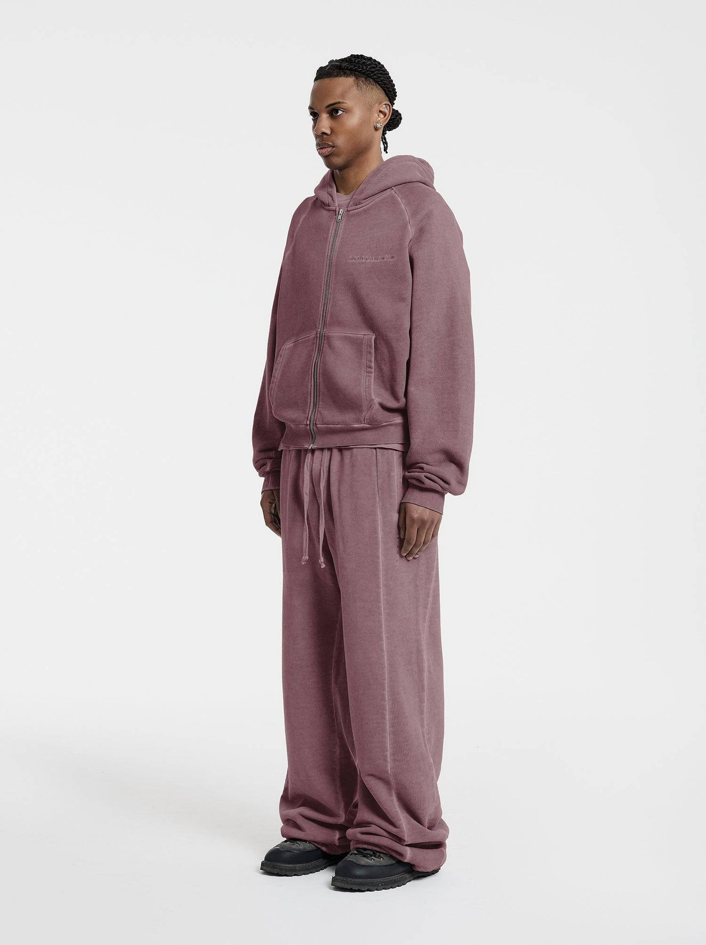 WASHED LINE - ZIP-UP - ROYAL RED - Moonlight Mansion