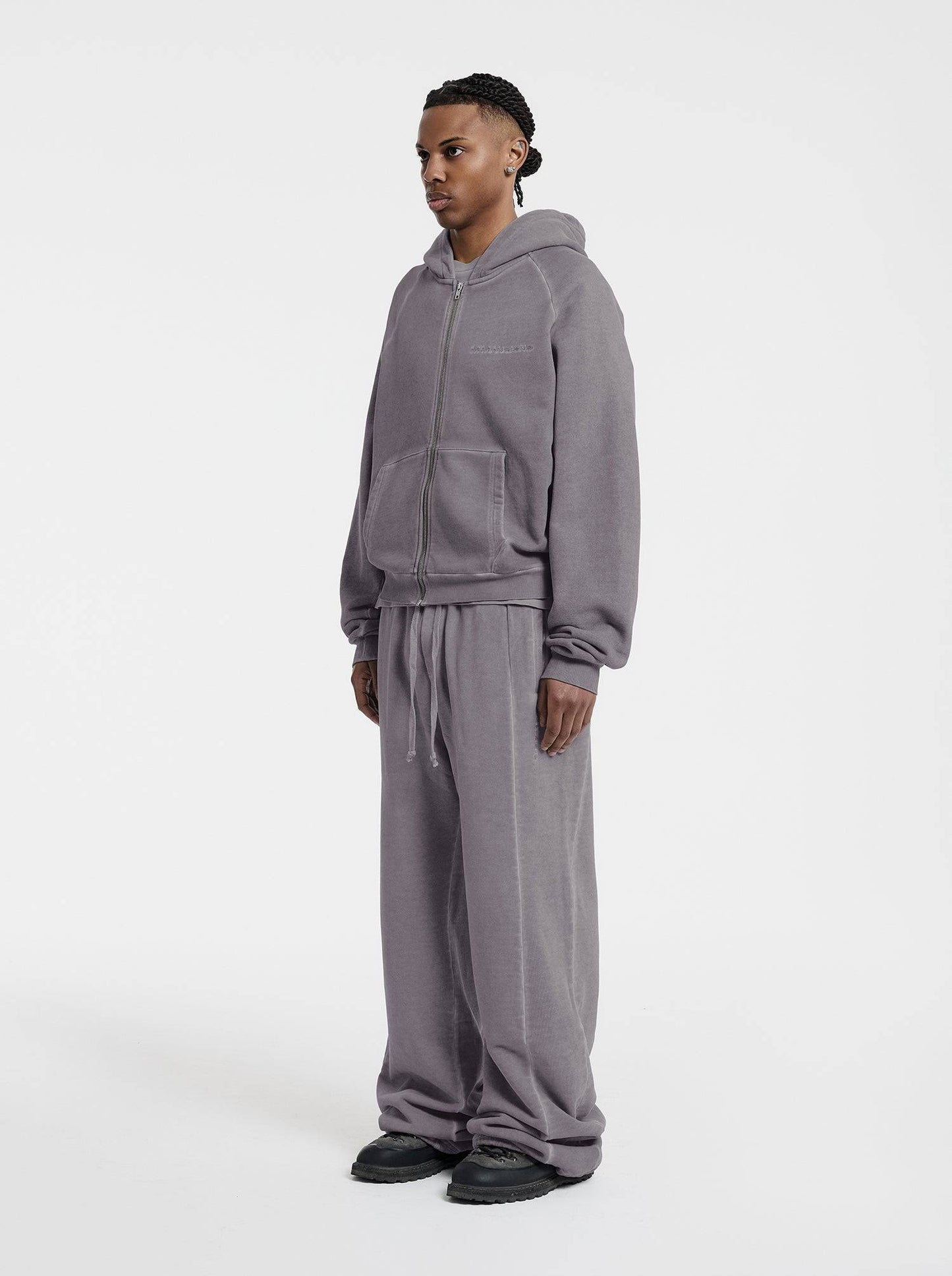WASHED LINE - ZIP-UP - SPIRIT PURPLE - Moonlight Mansion