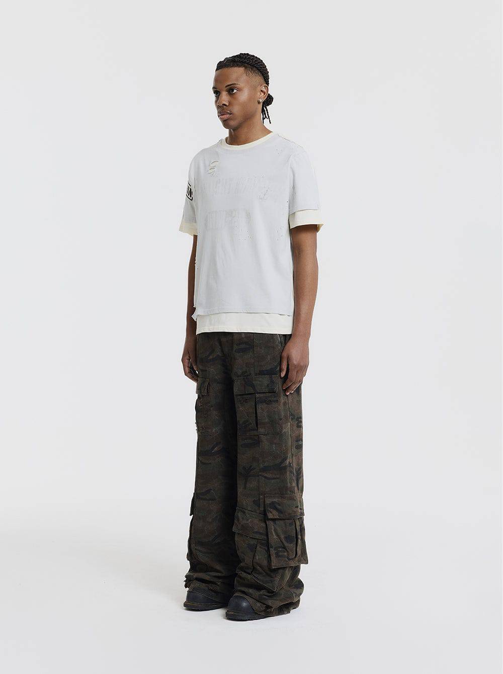 Dune T-Shirt - Beige / Grey - Moonlight Mansion
