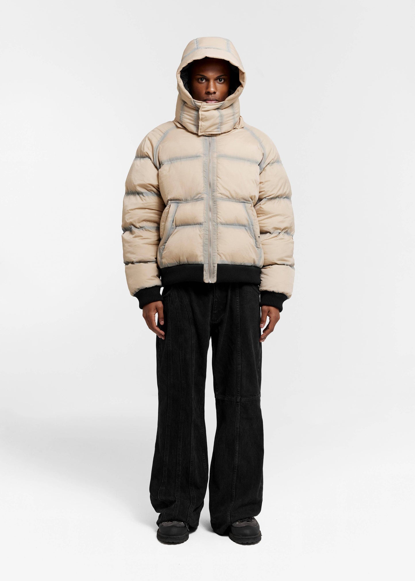 WASHED PUFFER BEIGE - Moonlight Mansion