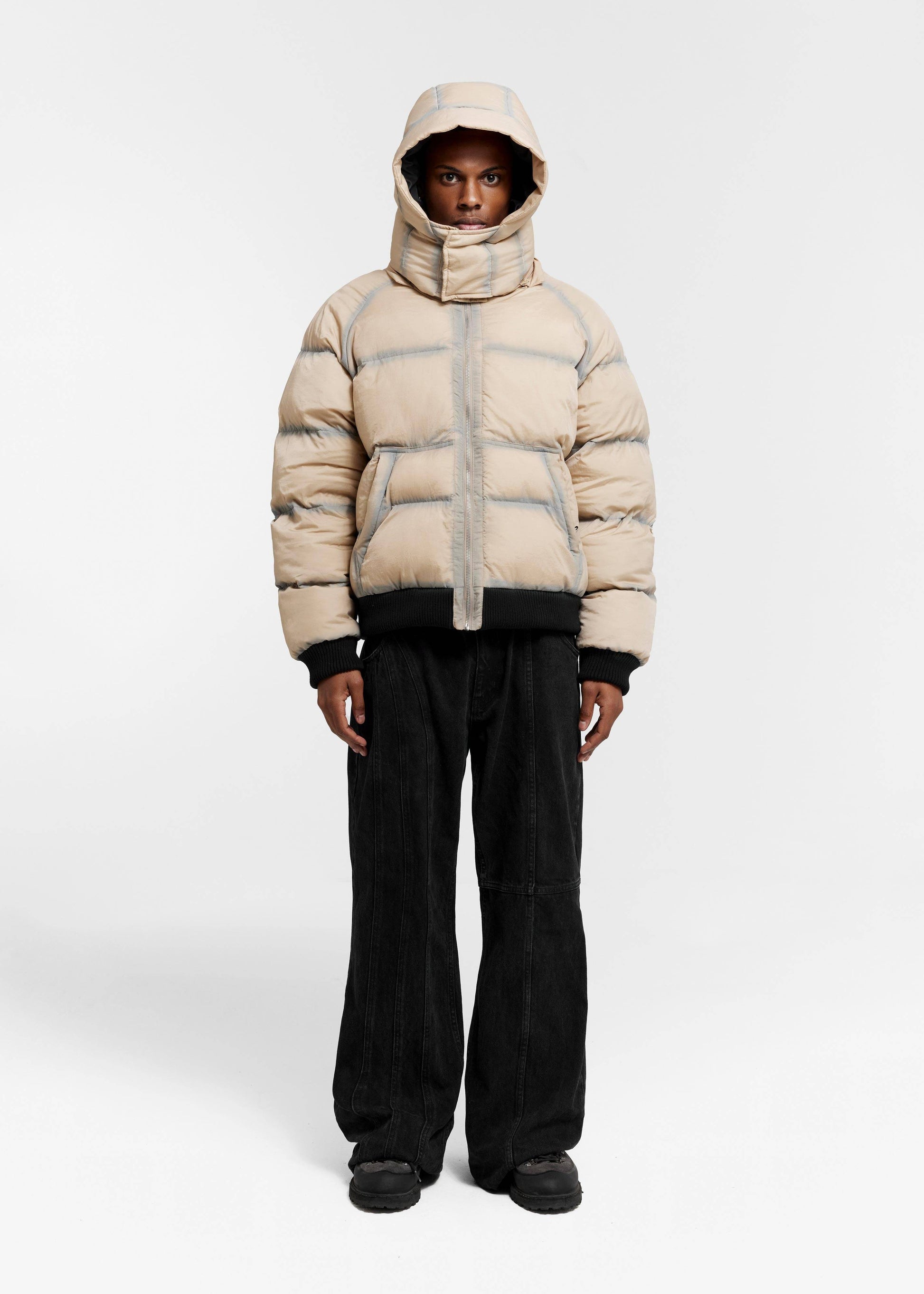 WASHED PUFFER BEIGE - Moonlight Mansion