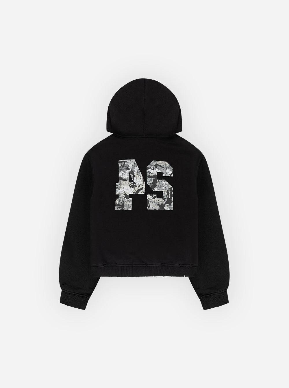 MM24 ZIP-HOODIE - BLACK - Moonlight Mansion