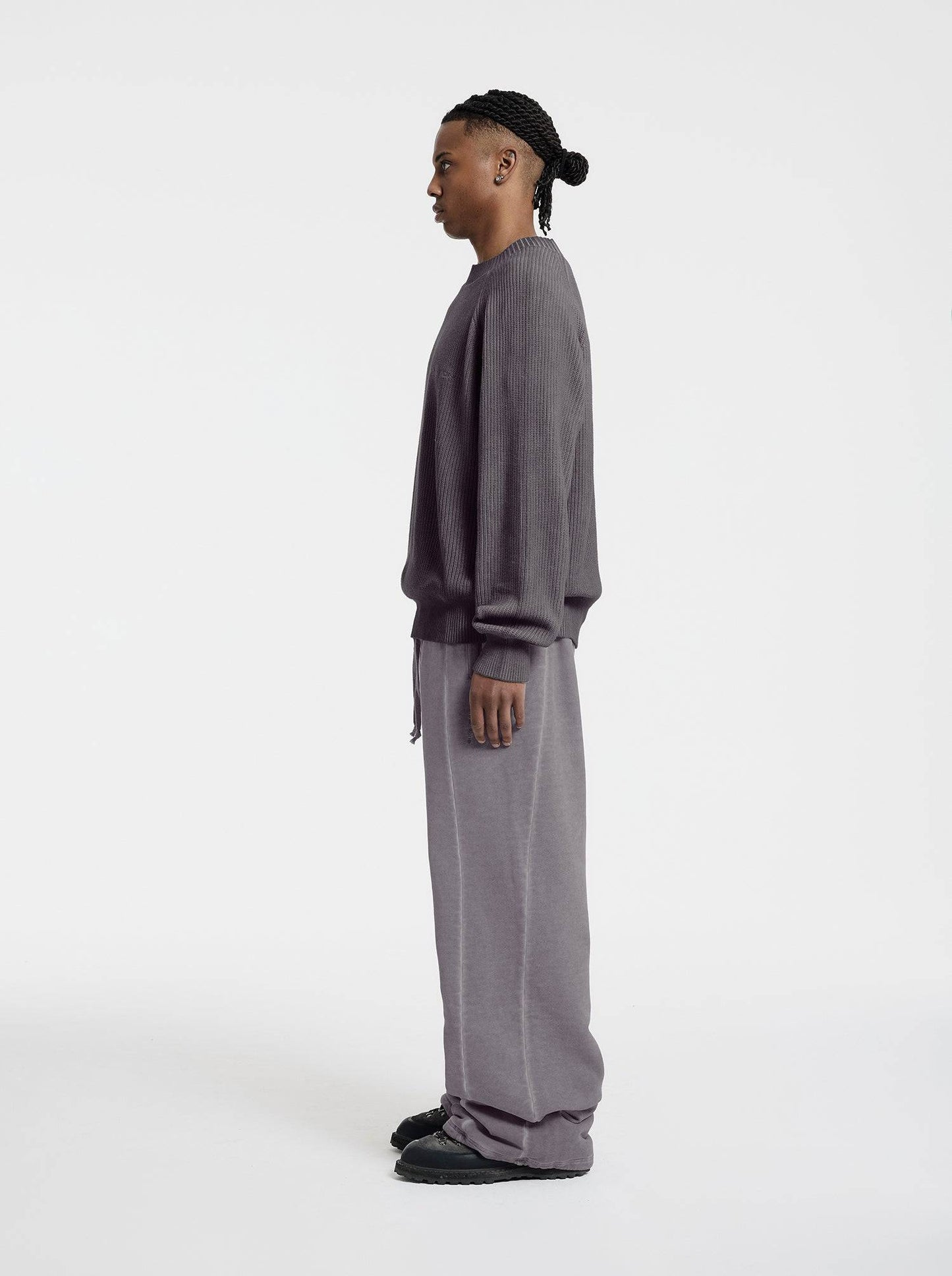 WASHED LINE - KNITSWEATER - SPIRIT PURPLE - Moonlight Mansion