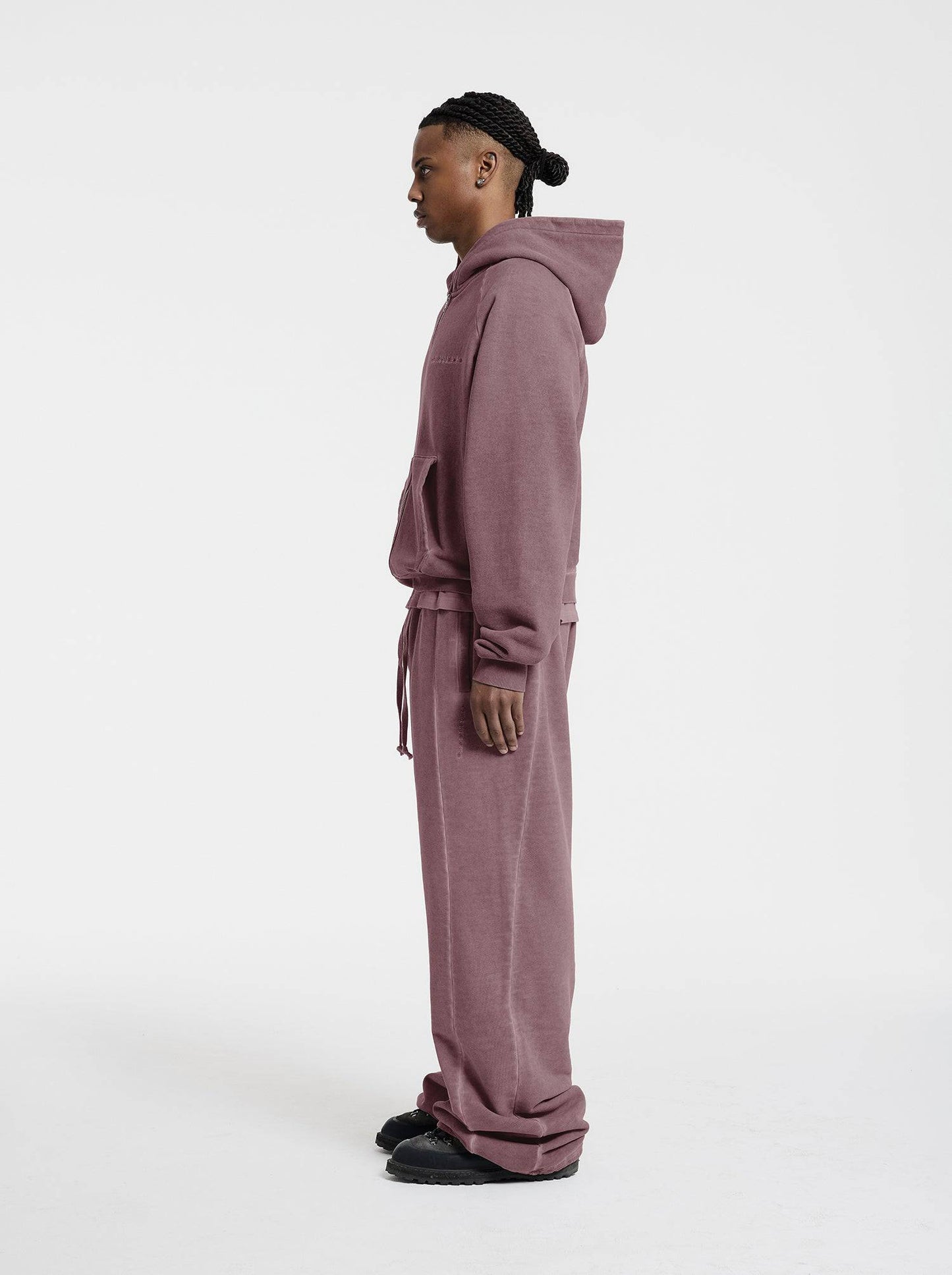 WASHED LINE - ZIP-UP - ROYAL RED - Moonlight Mansion