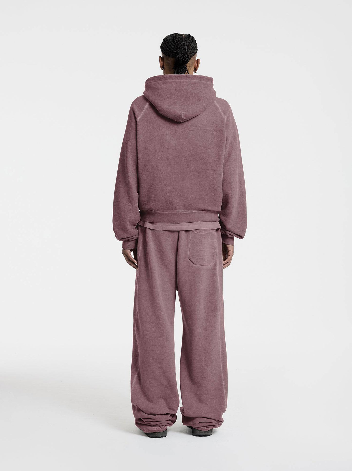 WASHED LINE - ZIP-UP - ROYAL RED - Moonlight Mansion
