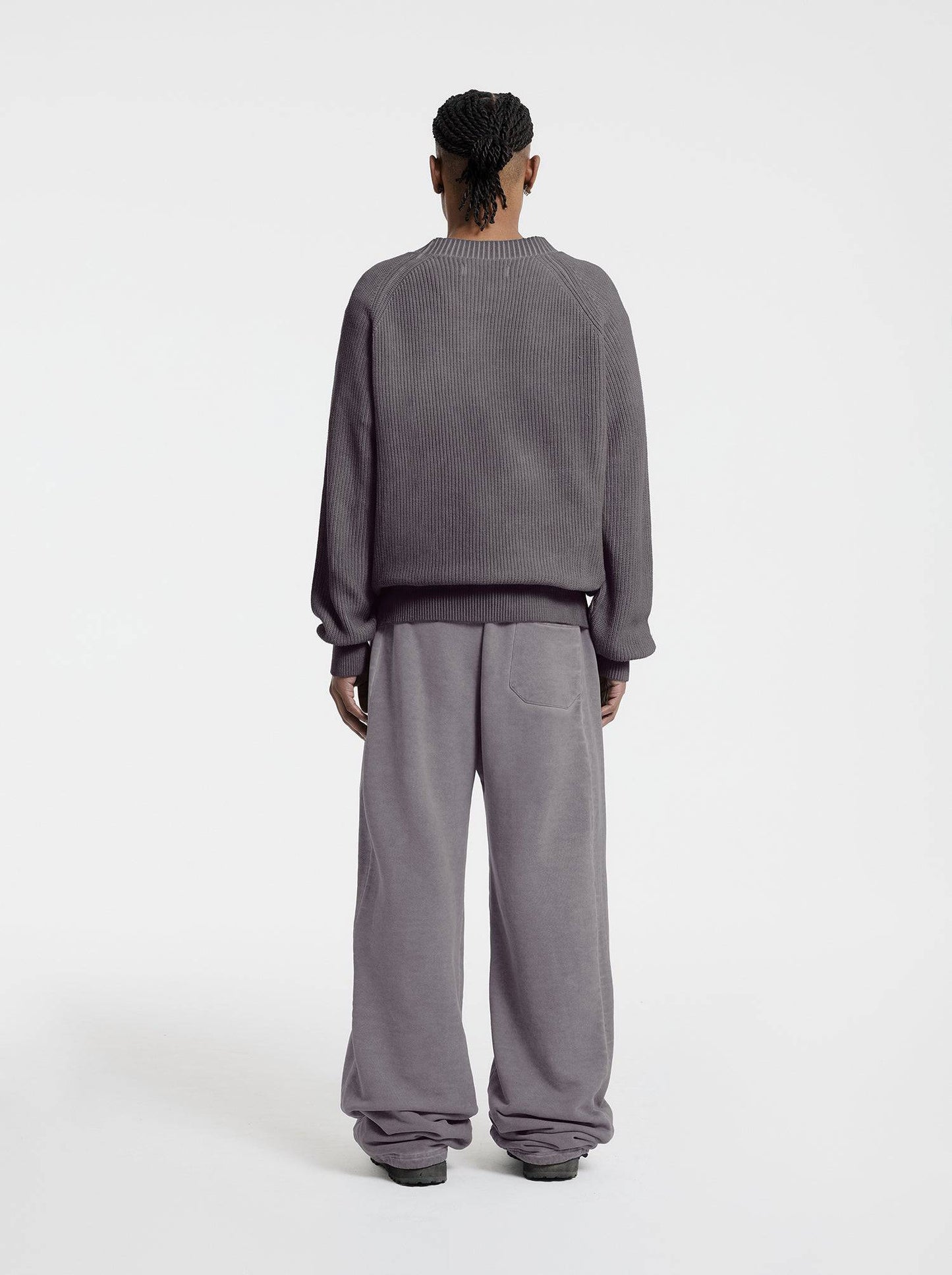 WASHED LINE - KNITSWEATER - SPIRIT PURPLE - Moonlight Mansion