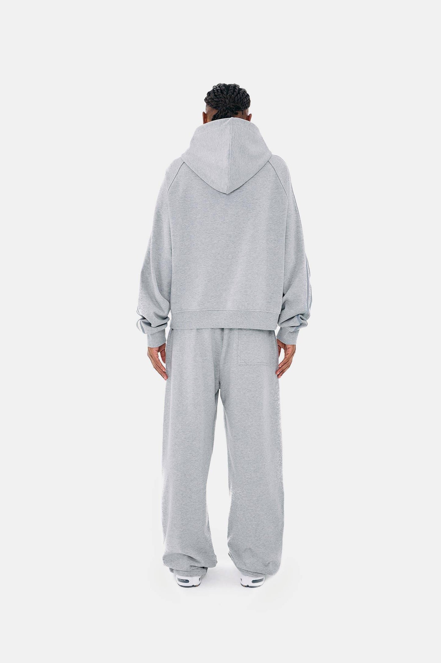 STARS & STRIPES - HOODIE GREY - Moonlight Mansion