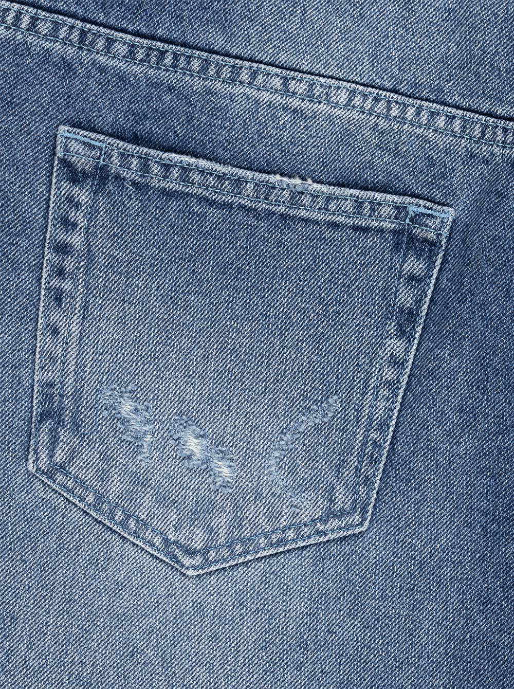 SILHOUETTE JORTS - LIGHT BLUE - Moonlight Mansion