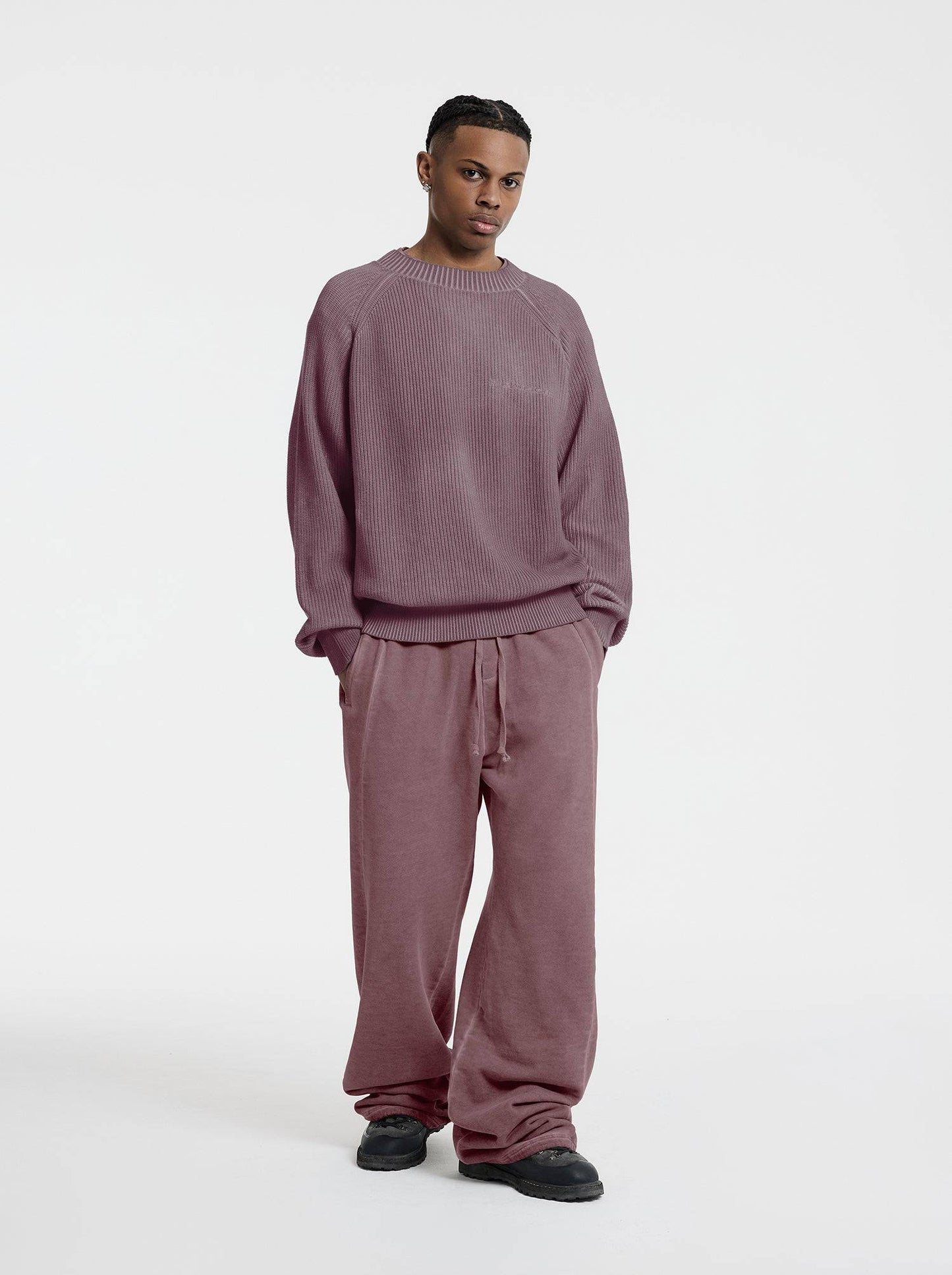 WASHED LINE - KNITSWEATER - ROYAL RED - Moonlight Mansion