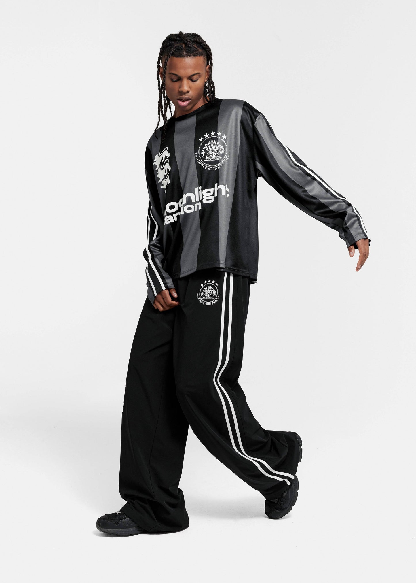 "TRIKOT" LONGSLEEVE - GREY - Moonlight Mansion