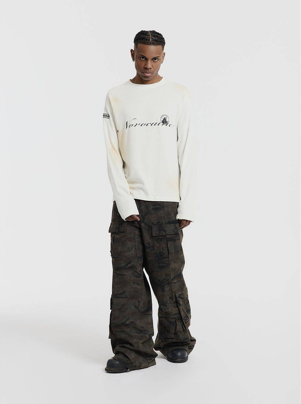 Novocaine Longsleeve - Beige - Moonlight Mansion