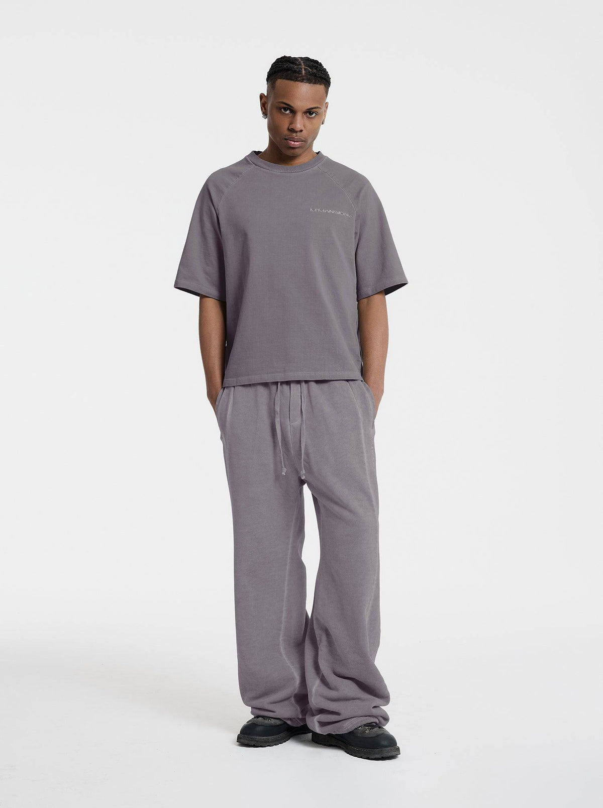 WASHED LINE - TSHIRT - SPIRIT PURPLE - Moonlight Mansion