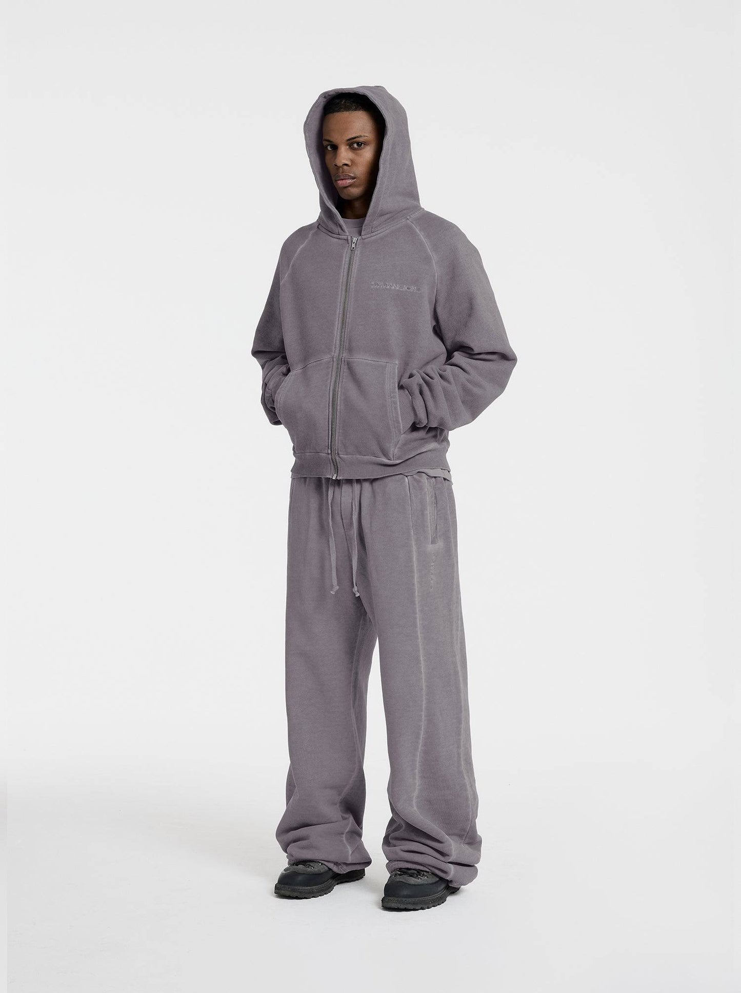 WASHED LINE - ZIP-UP - SPIRIT PURPLE - Moonlight Mansion