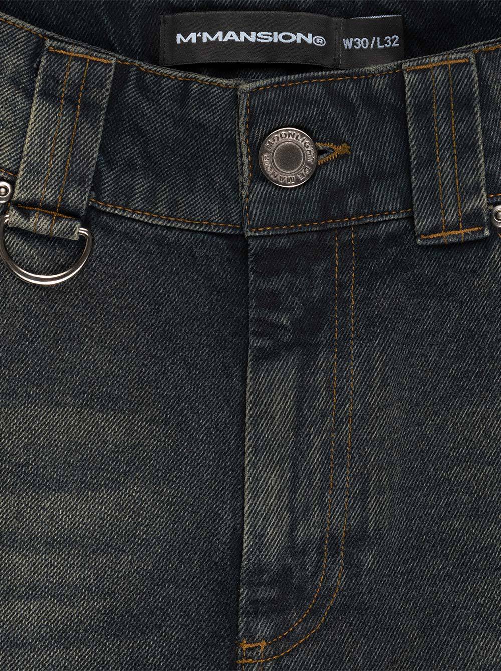 SILHOUETTE DENIM - YELLOW BLUE - Moonlight Mansion