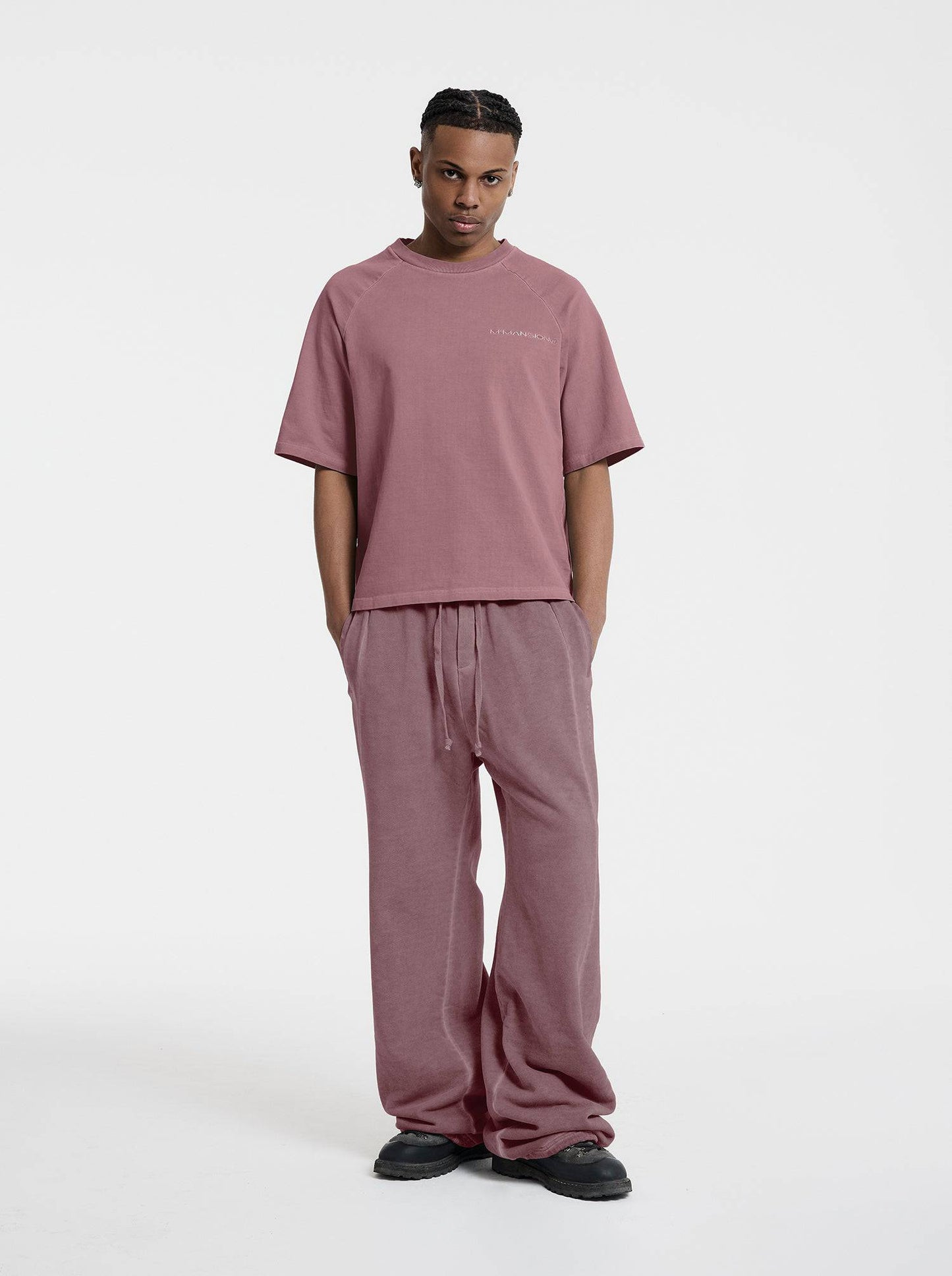 WASHED LINE - TSHIRT - ROYAL RED - Moonlight Mansion