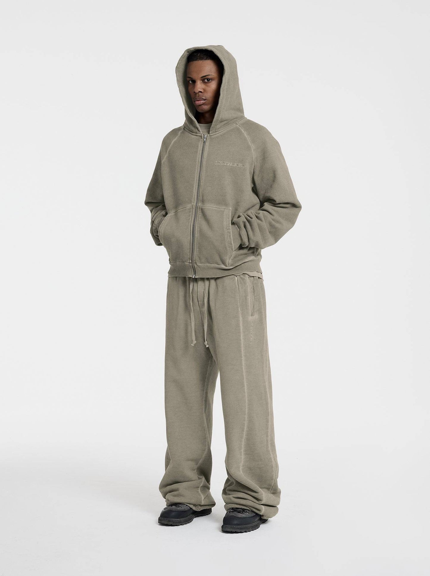 WASHED LINE - ZIP-UP - DESERT YELLOW - Moonlight Mansion