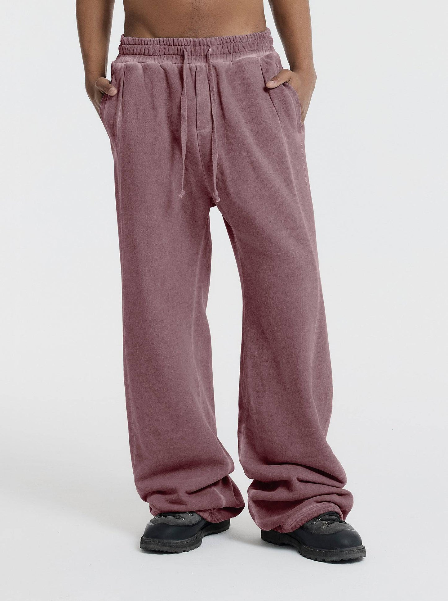 WASHED LINE - SWEATPANTS - ROYAL RED - Moonlight Mansion
