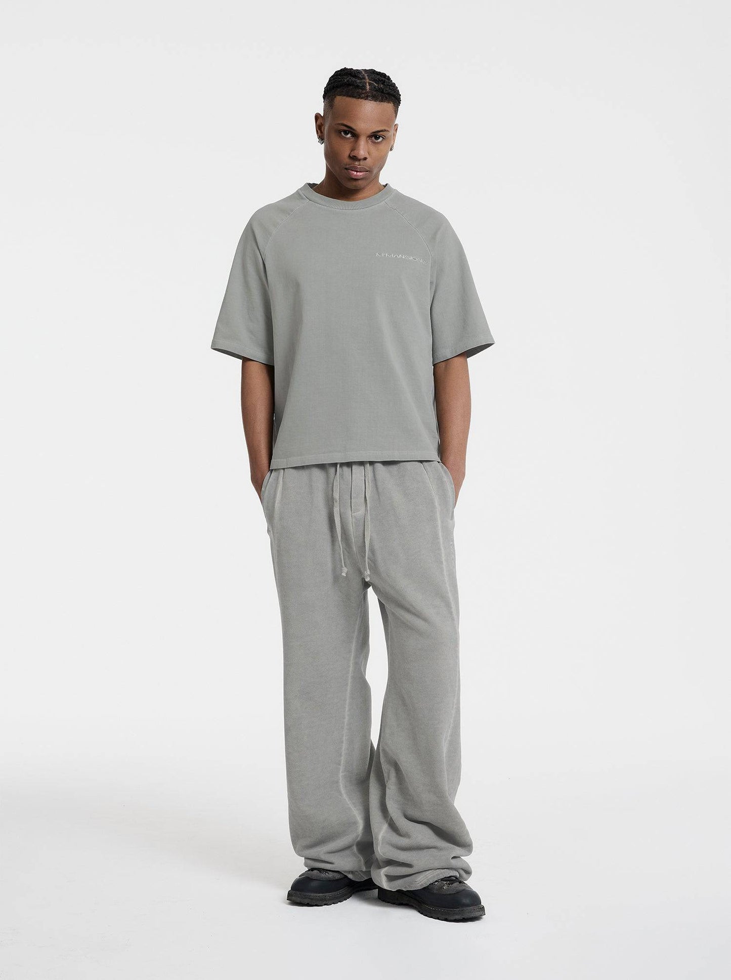 WASHED LINE - TSHIRT - IVORY BEIGE - Moonlight Mansion