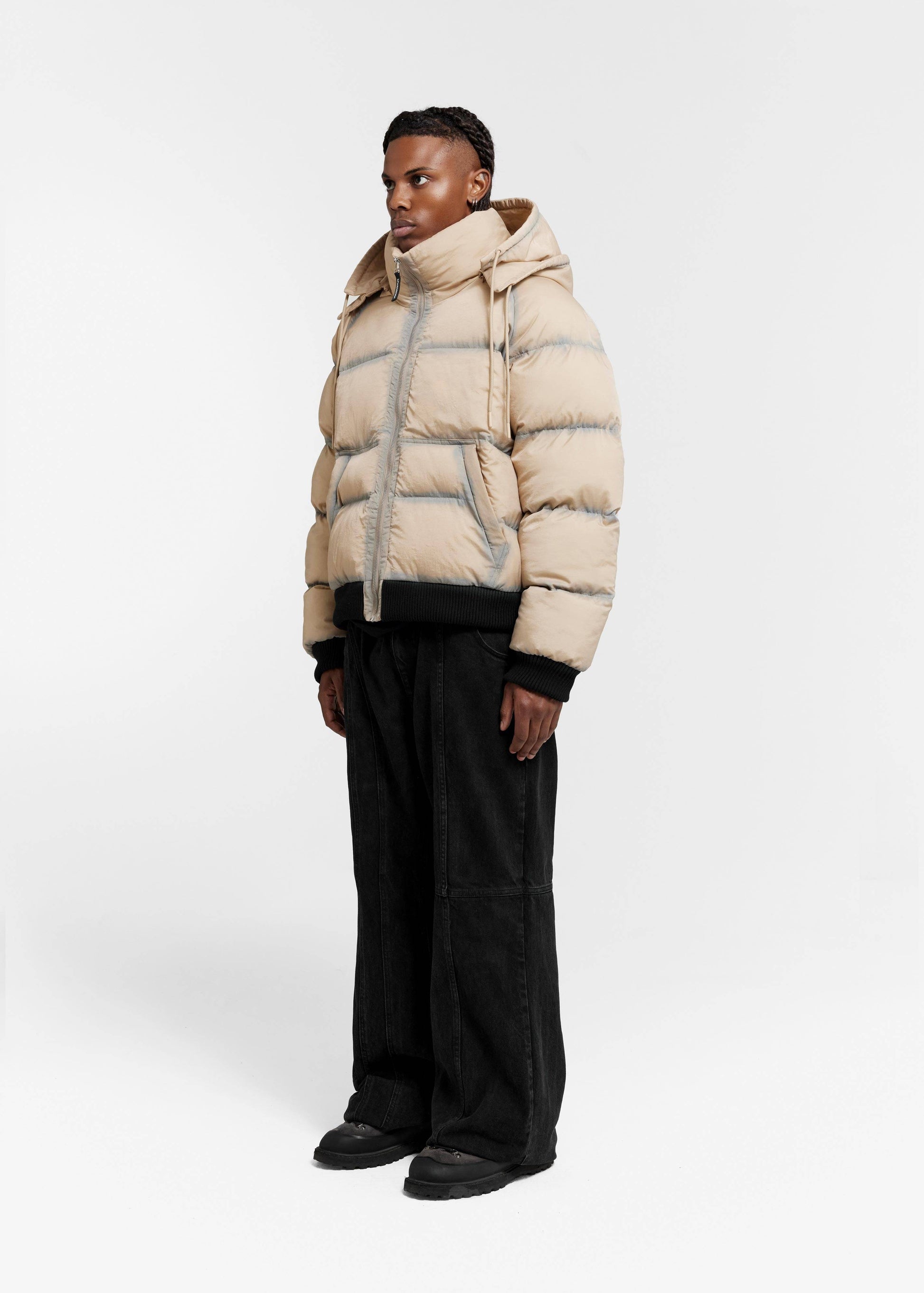 WASHED PUFFER BEIGE - Moonlight Mansion