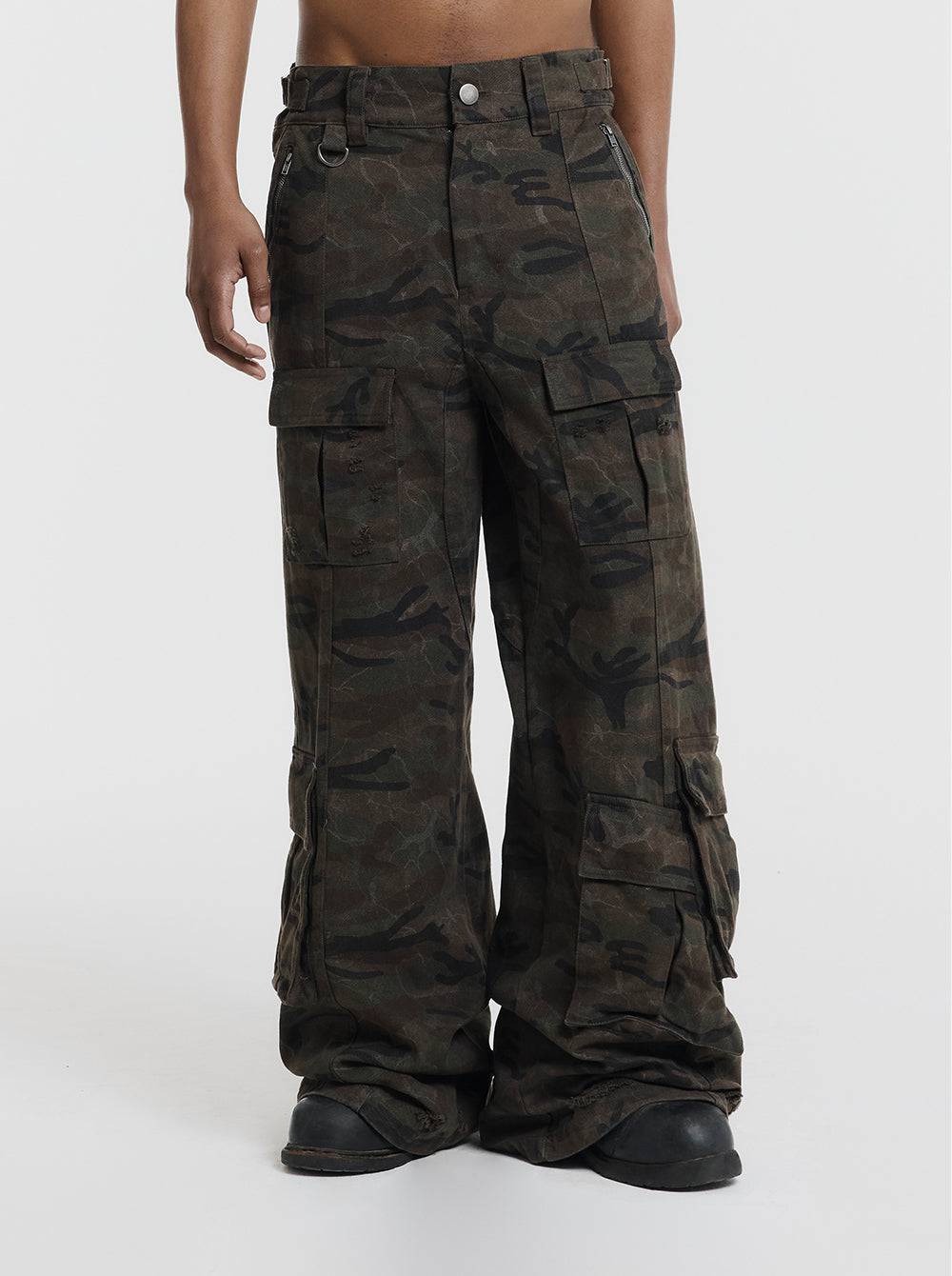 Military Cargopants - Camo - Moonlight Mansion