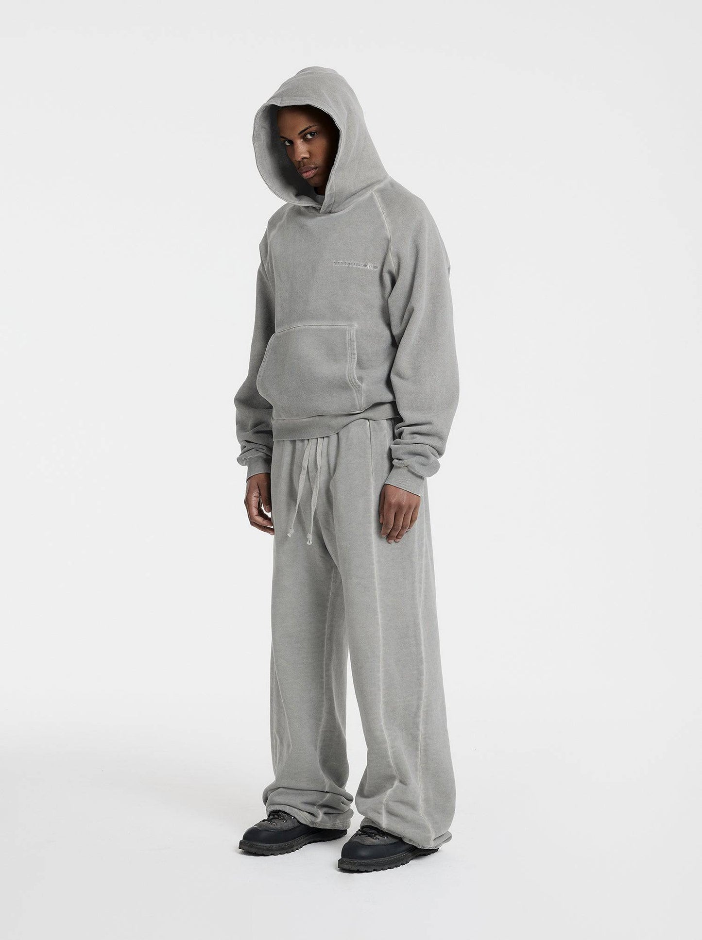 WASHED LINE - HOODIE - IVORY BEIGE - Moonlight Mansion