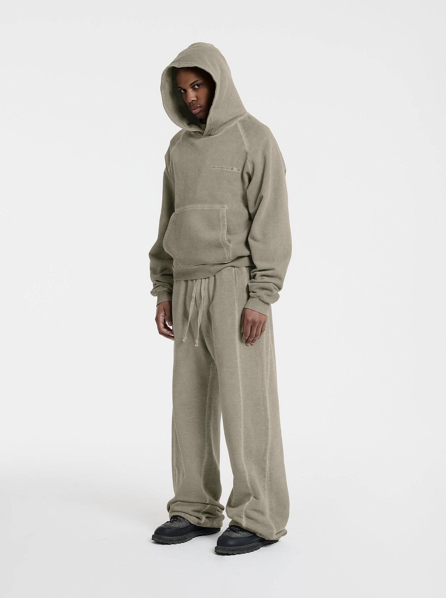 WASHED LINE - HOODIE - DESERT YELLOW - Moonlight Mansion