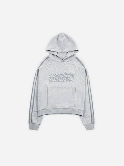 STARS & STRIPES - HOODIE GREY - Moonlight Mansion