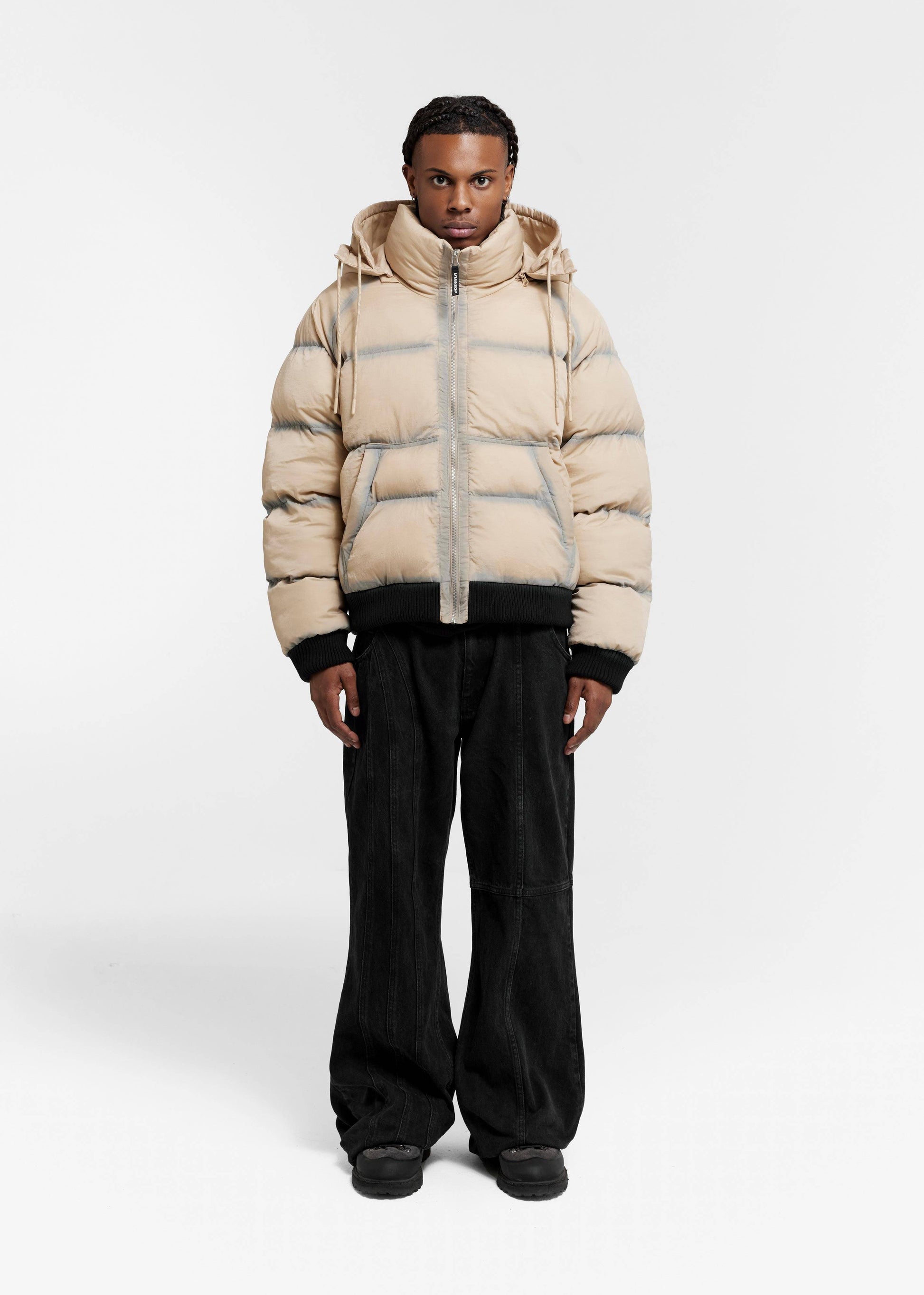 WASHED PUFFER BEIGE - Moonlight Mansion