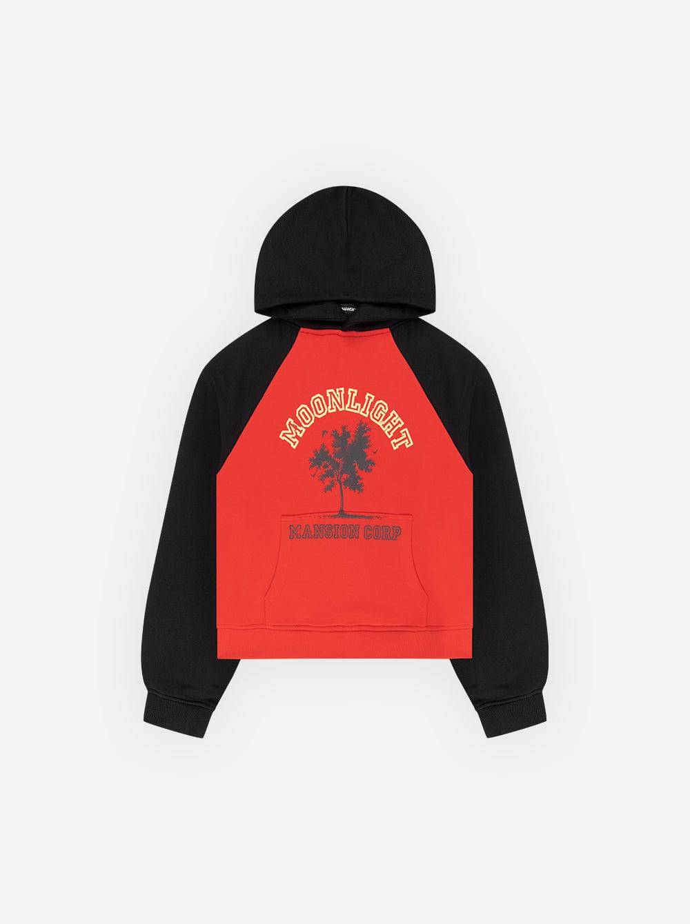 TREE V2 HOODIE - RED - Moonlight Mansion