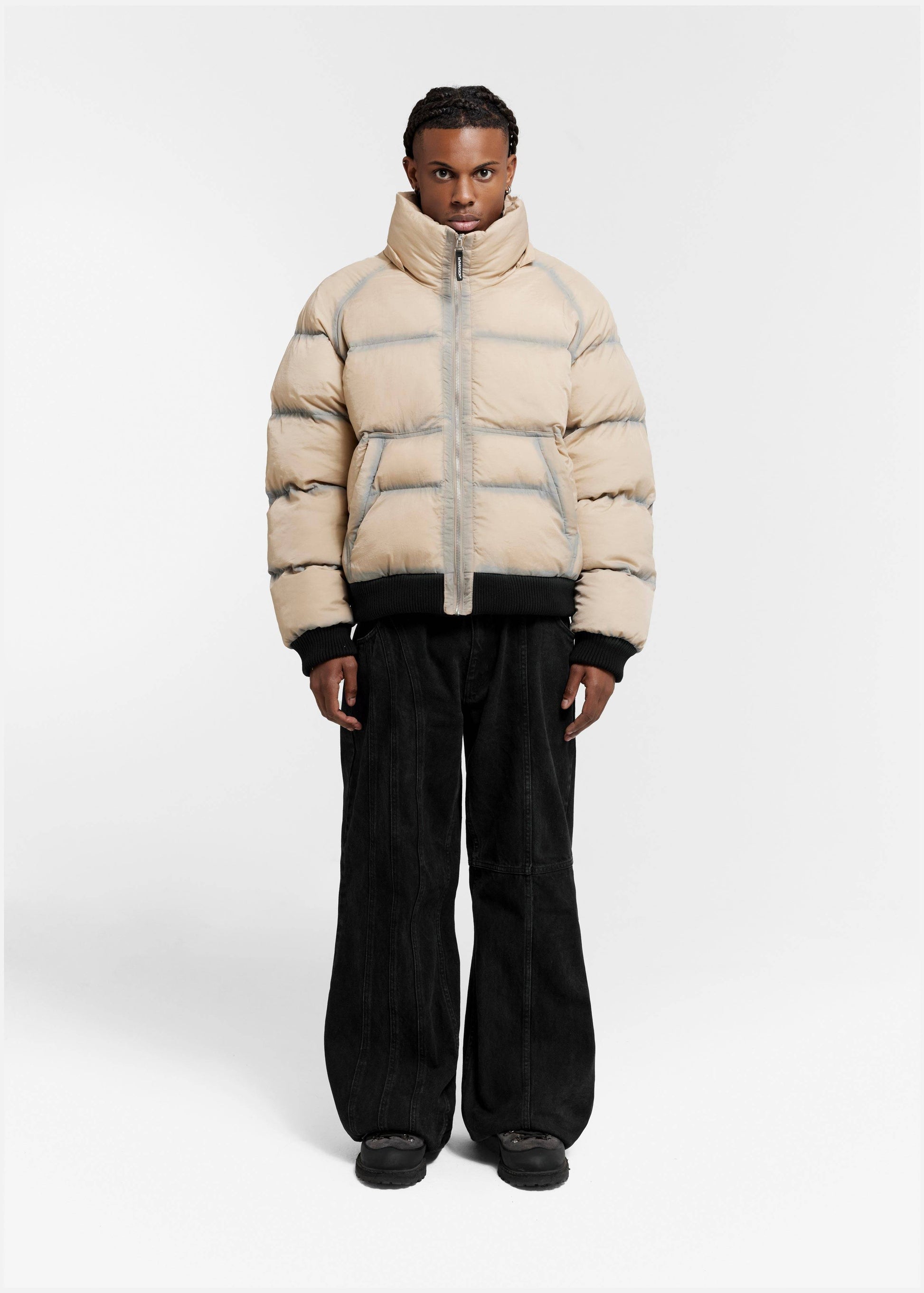 WASHED PUFFER BEIGE - Moonlight Mansion