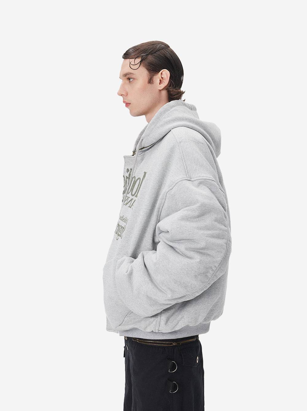 UNIFORM BOMBER - MILITARY GREEN / GREY - Moonlight Mansion