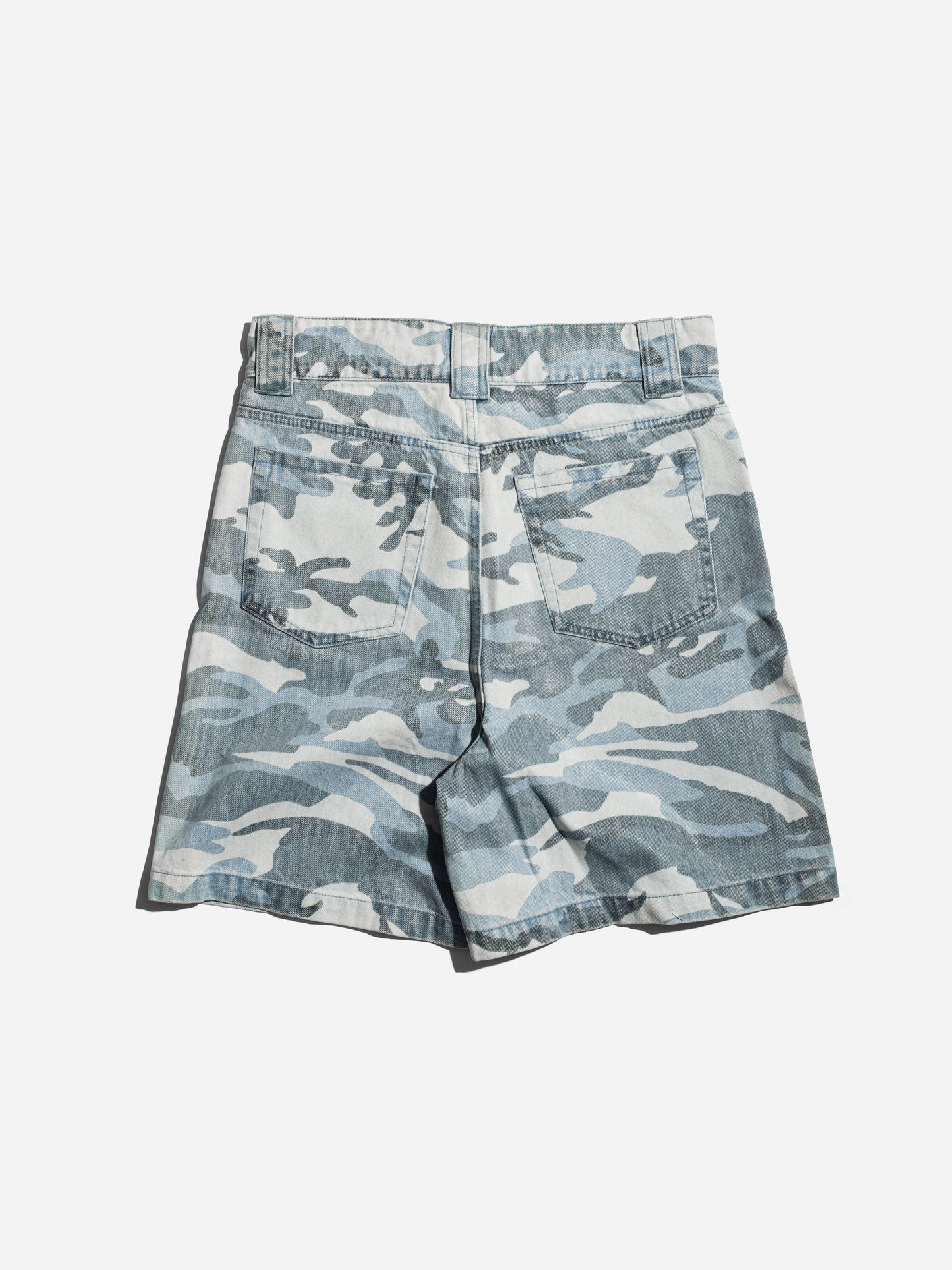 WAXED JORTS - SNOW CAMO