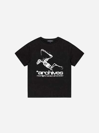 *ARCHIVES T-SHIRT - Black - Moonlight Mansion