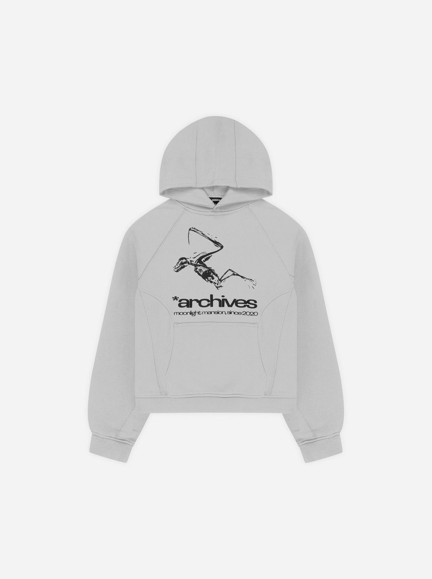 *ARCHIVES HOODIE - Grey - Moonlight Mansion
