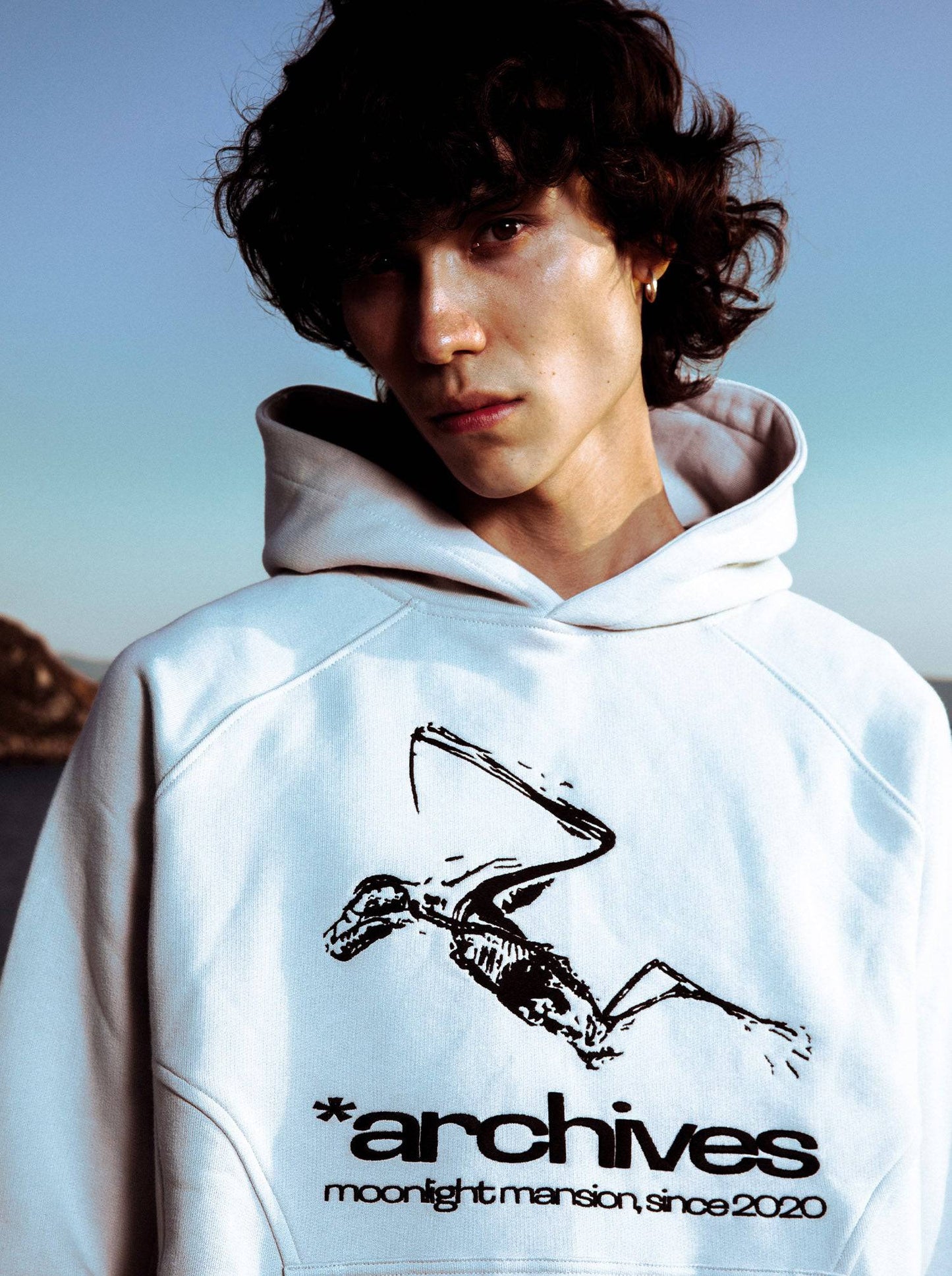 *ARCHIVES HOODIE - Grey - Moonlight Mansion