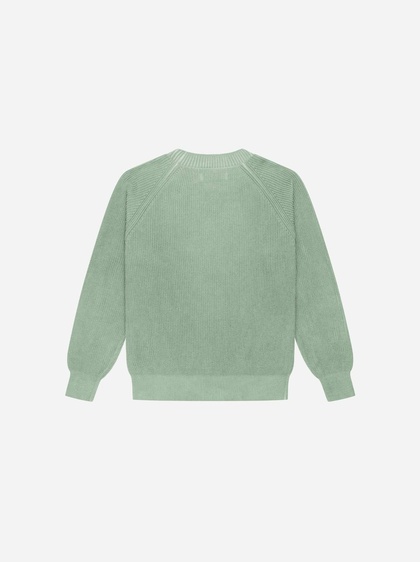 WASHED LINE - KNITSWEATER - MUTE GREEN - Moonlight Mansion