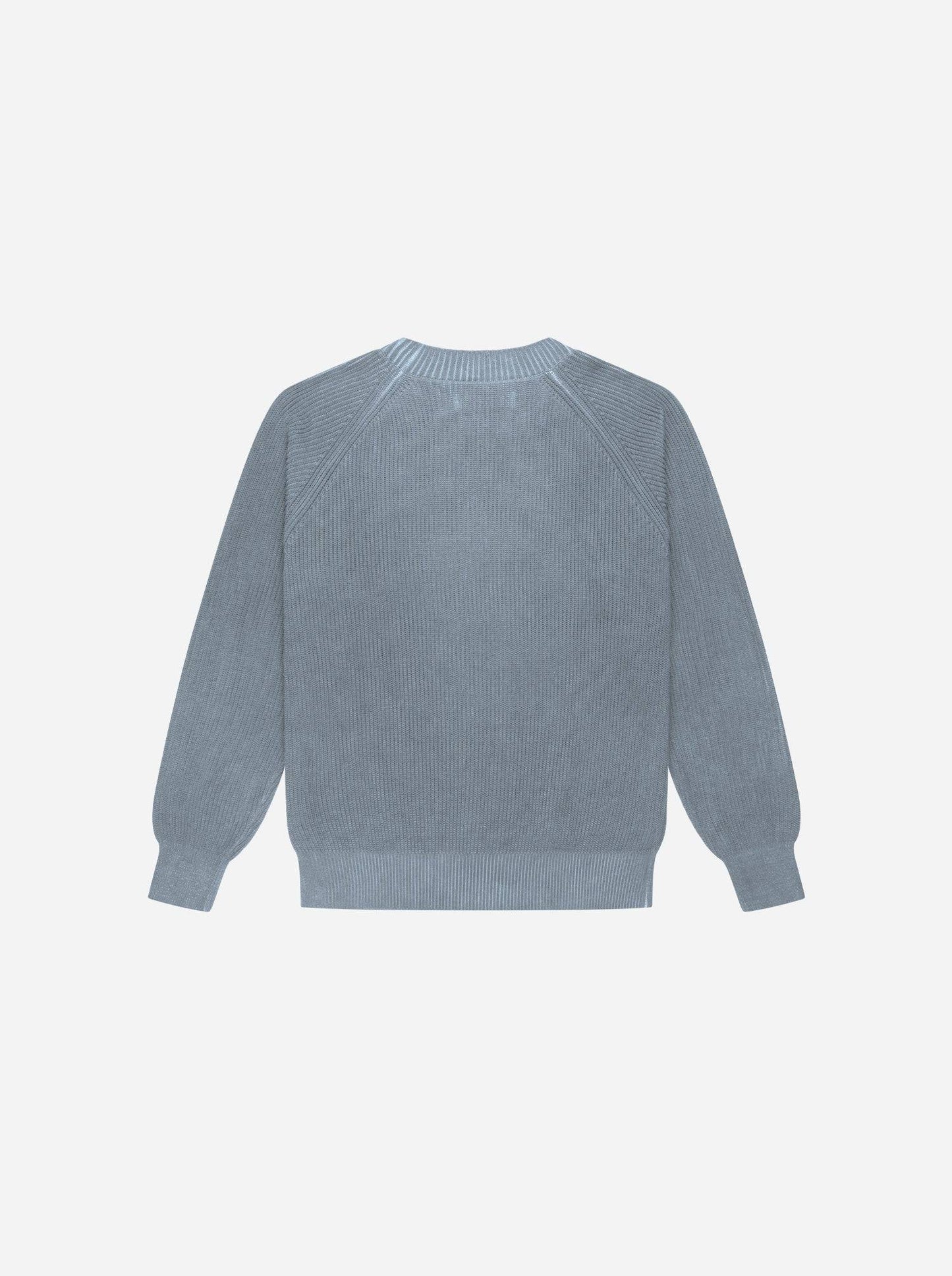 WASHED LINE - KNITSWEATER - DUST BLUE - Moonlight Mansion