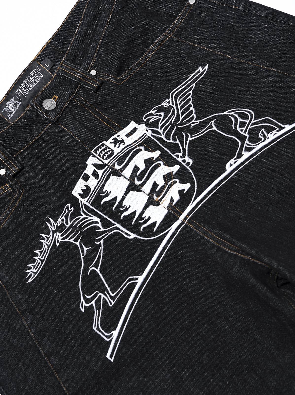 "Back2Business" Jorts - Black