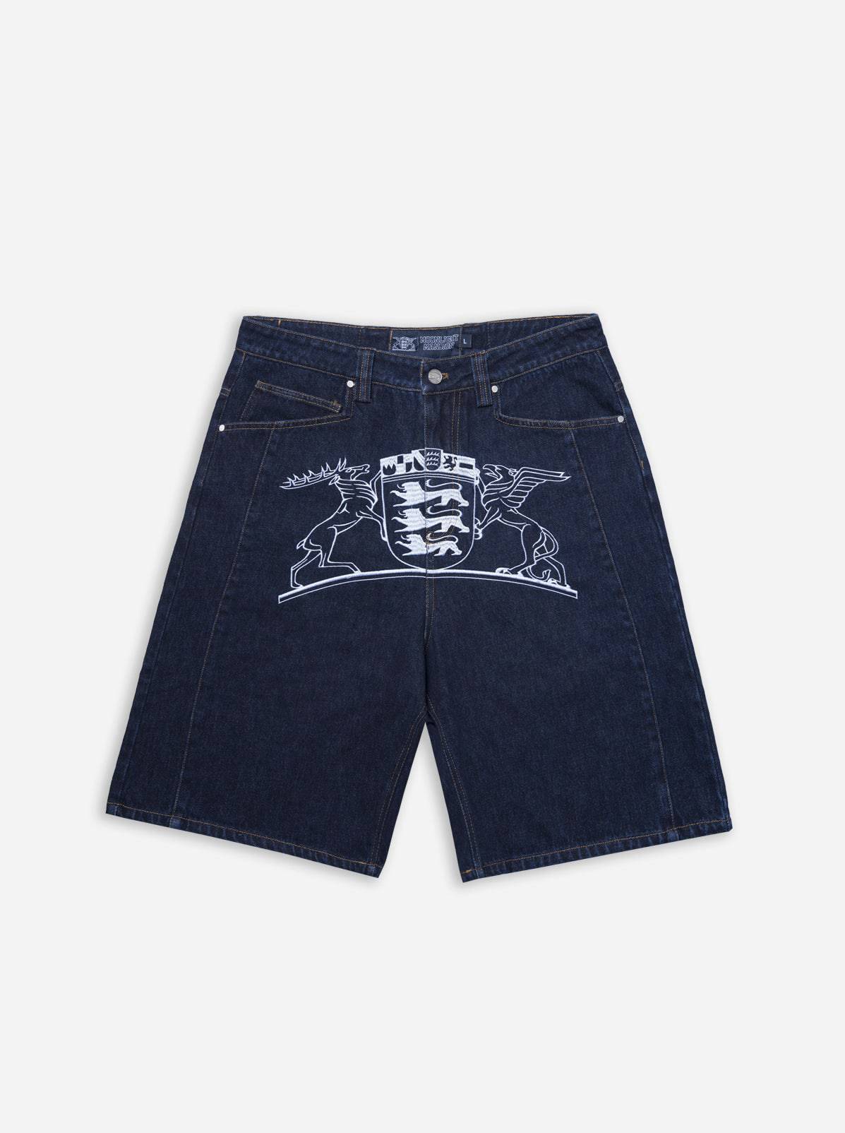 "Back2Business" Jorts - Blue