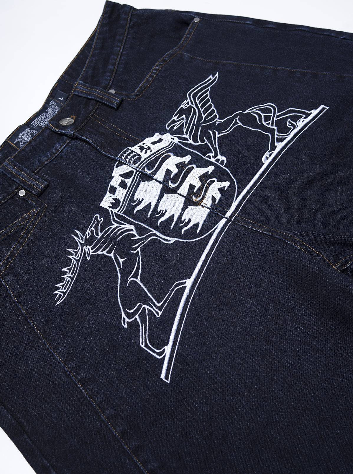 "Back2Business" Jorts - Blue