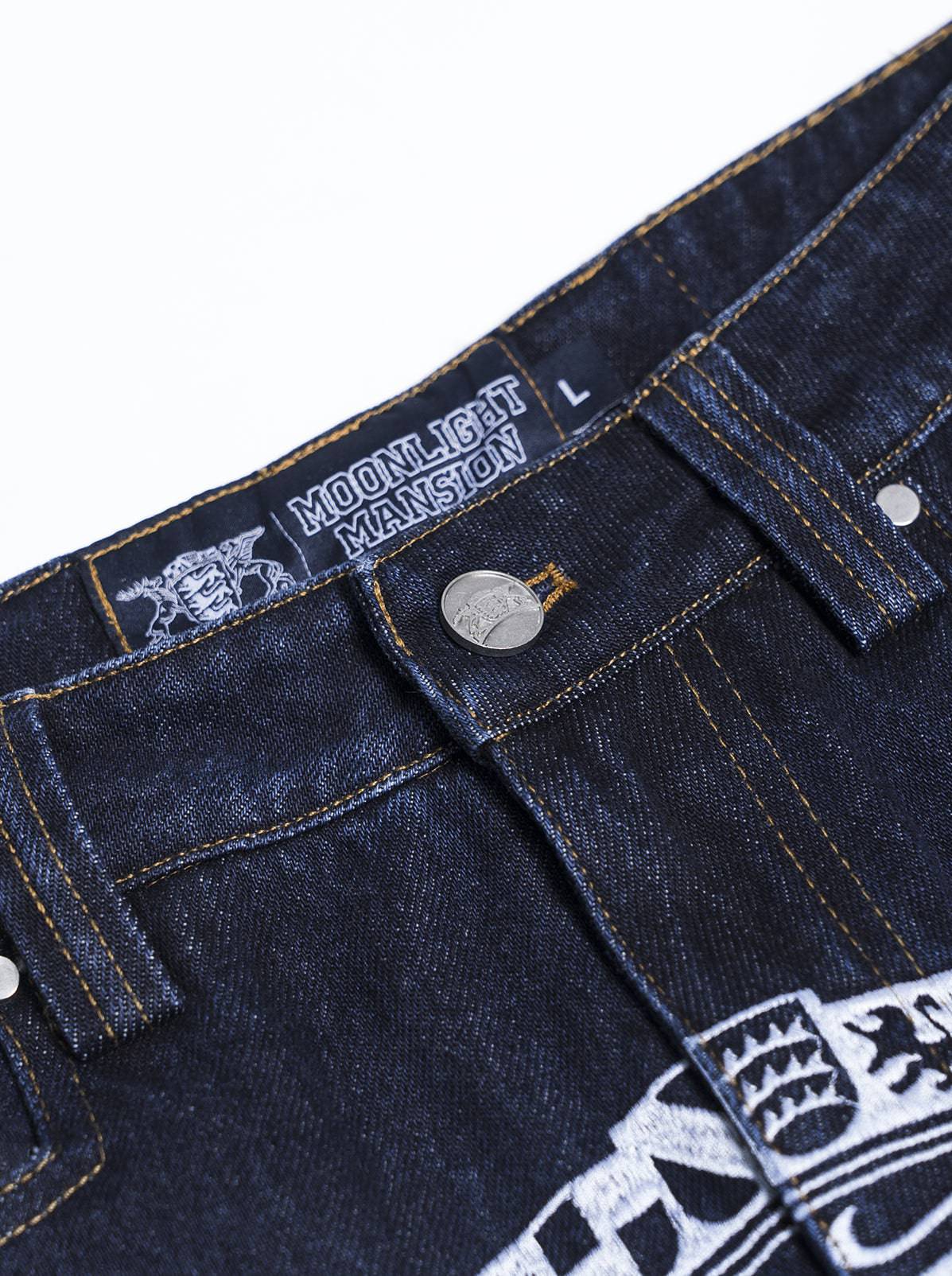 "Back2Business" Jorts - Blue