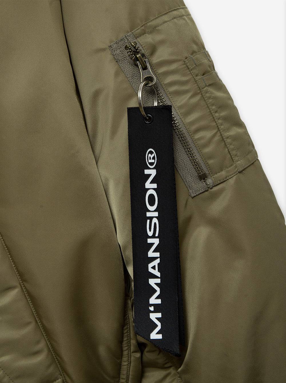 UNIFORM BOMBER - MILITARY GREEN / GREY - Moonlight Mansion