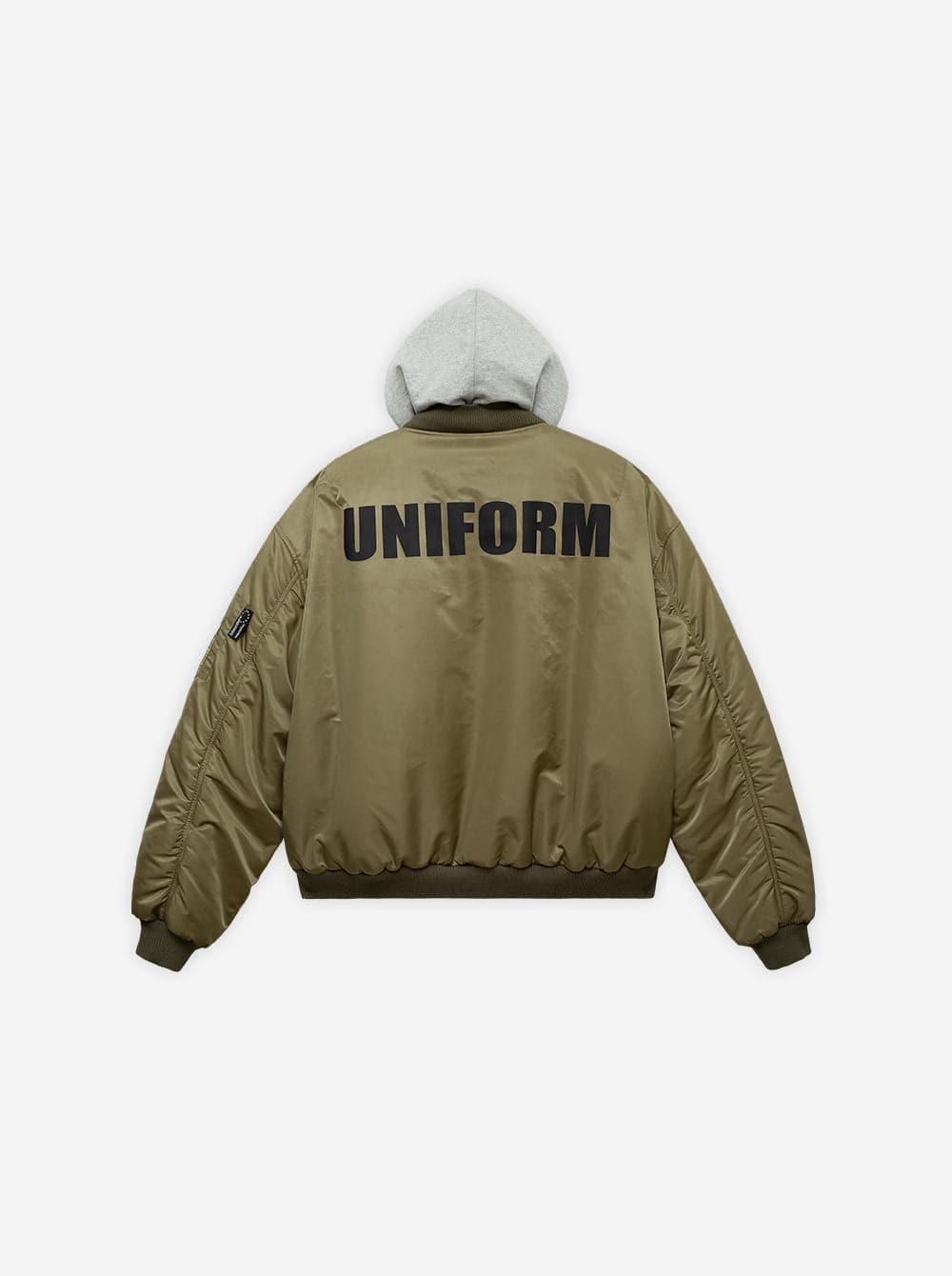 UNIFORM BOMBER - MILITARY GREEN / GREY - Moonlight Mansion