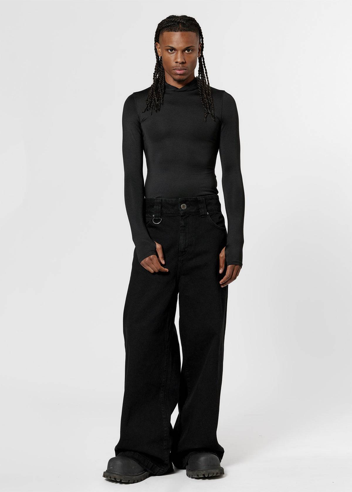SILHOUETTE DENIM - BLACK - Moonlight Mansion