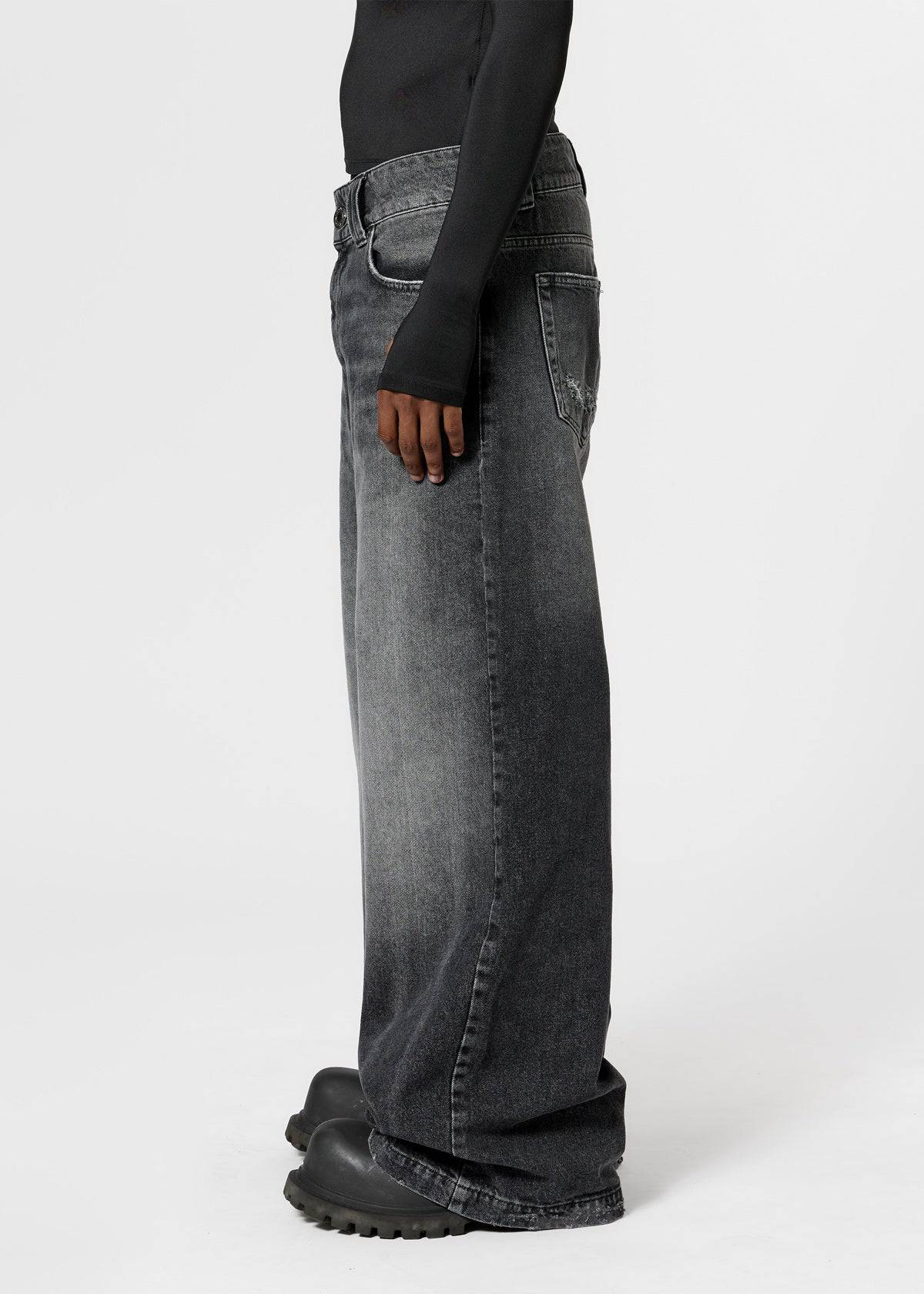 SILHOUETTE DENIM - STONE GRAY - Moonlight Mansion