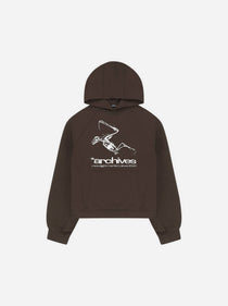 ARCHIVES HOODIE - DARK BROWN