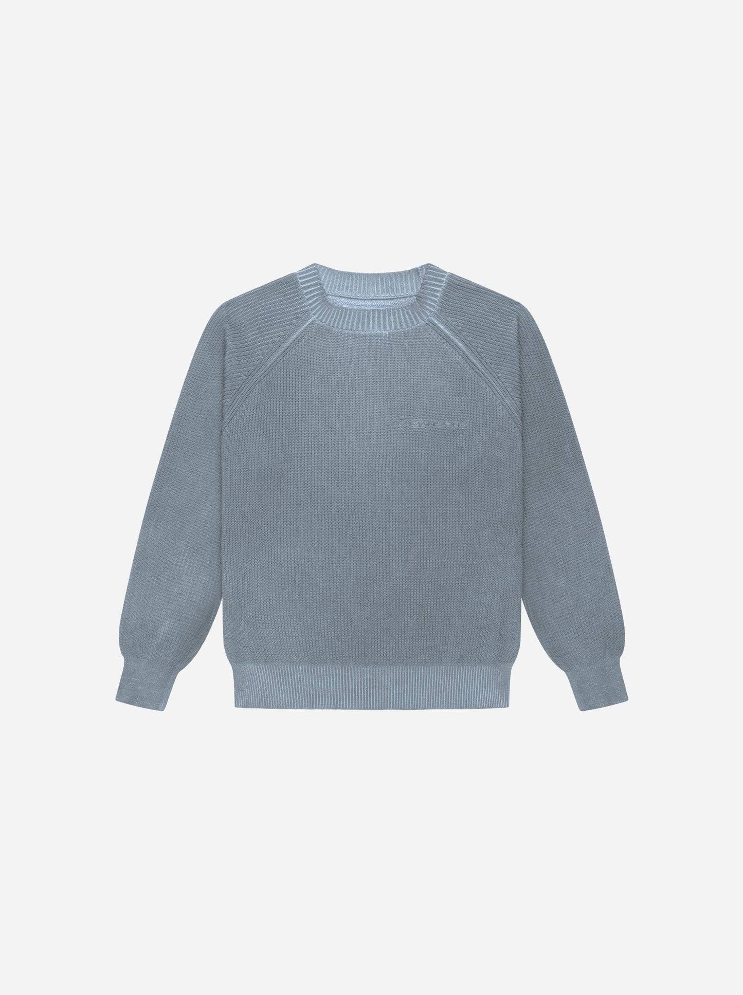 WASHED LINE - KNITSWEATER - DUST BLUE - Moonlight Mansion