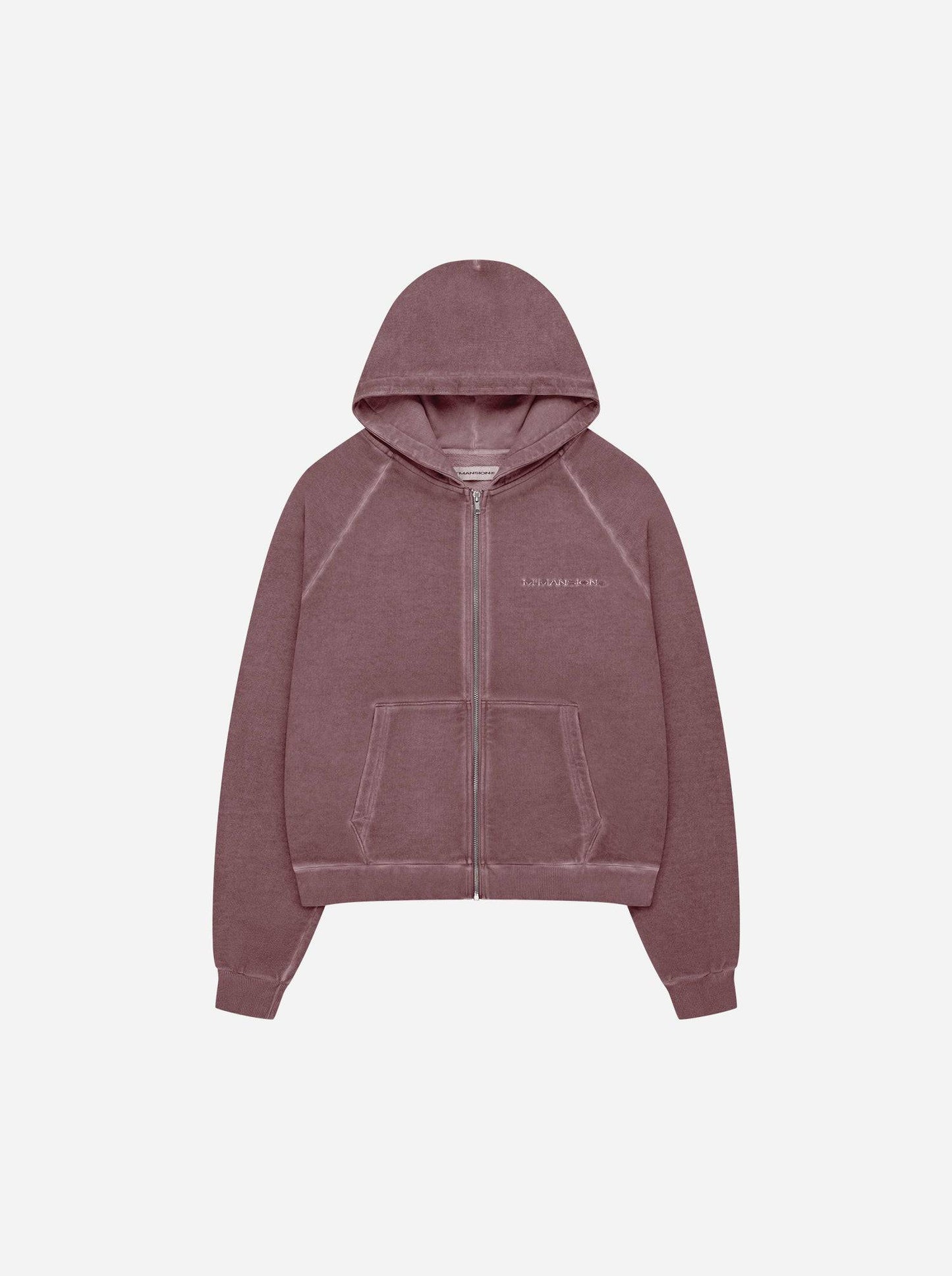 WASHED LINE - ZIP-UP - ROYAL RED - Moonlight Mansion